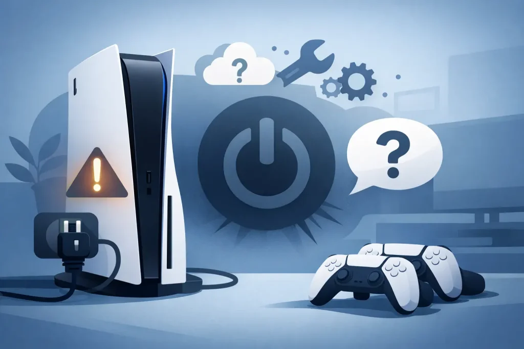 Ma console PS5 ne s'allume plus : que faire ?