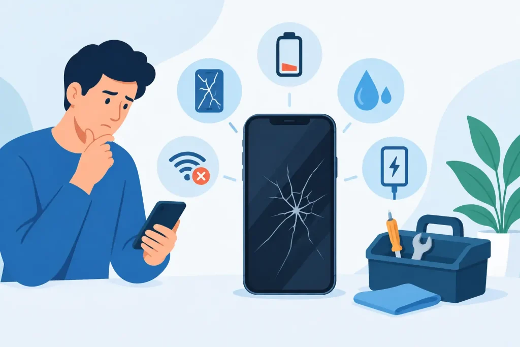 Pannes smartphone fréquentes, que faire ?